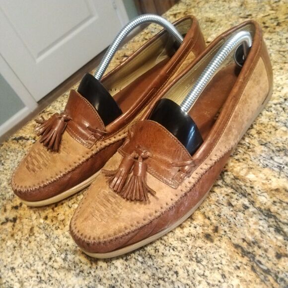 Bally Riva Slip On Tassel Loafers Brow Leather Dress Shoes Men\'s Size 11 M main image 13
